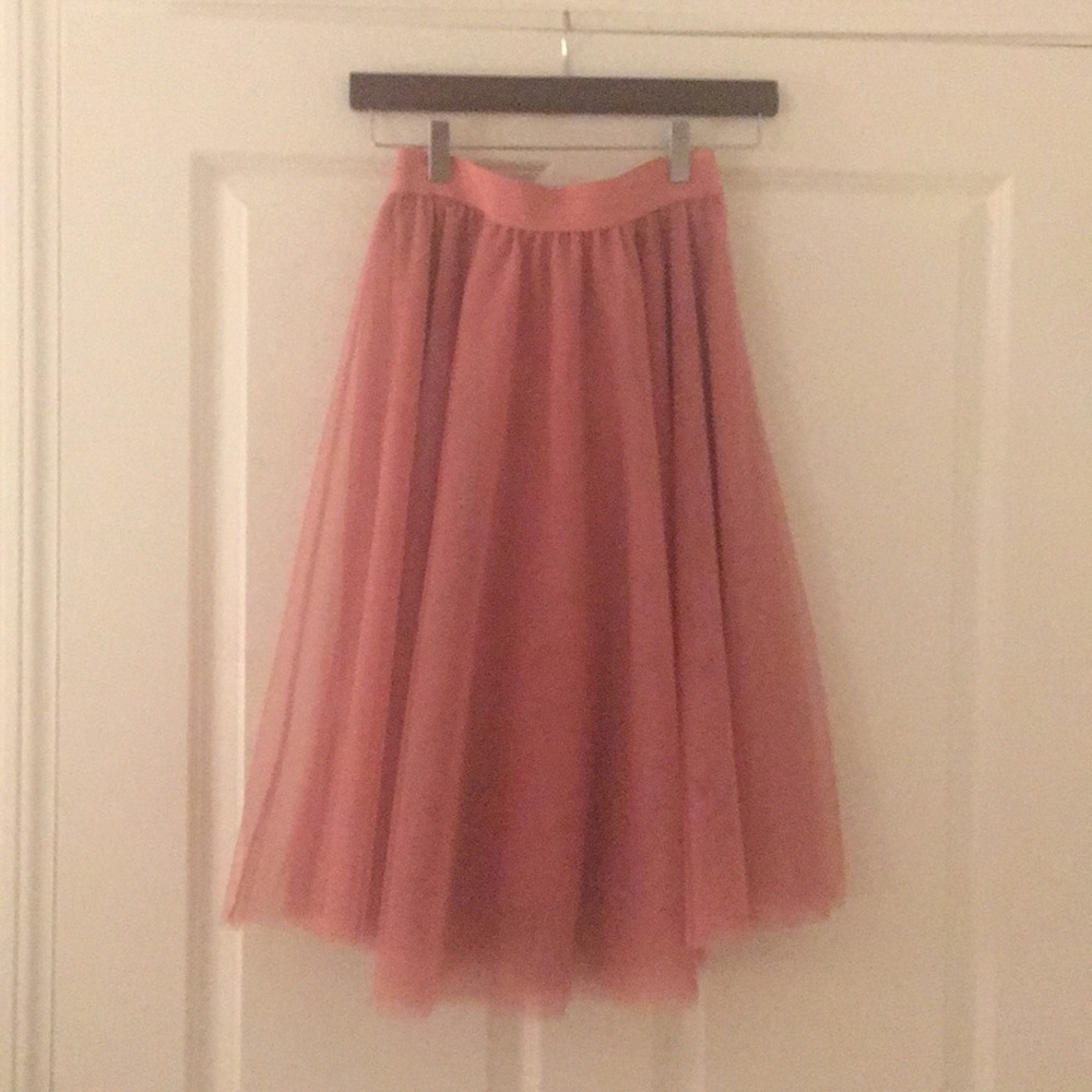 Pink Tulle midi skirt 🎀